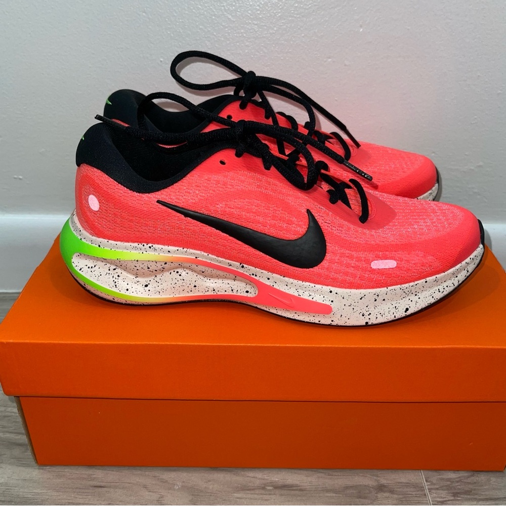 Nike Bright Pink and Black Sneakers